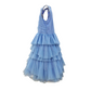 Abito Bimba cerimonia in tulle con balze