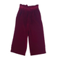 Pantalone velluto con fiocco a'lapage