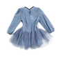 Abito bimba in tulle pois a'lapage