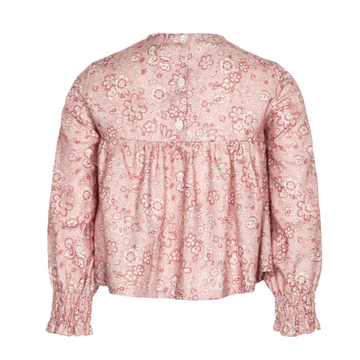 Blusa in cotone floreale Lalalù