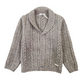 Cardigan bimbo a treccine 100%cashmere