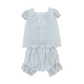 Completo neonata con pizzo sangallo