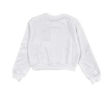 Felpa Logo Tape Crop Crew