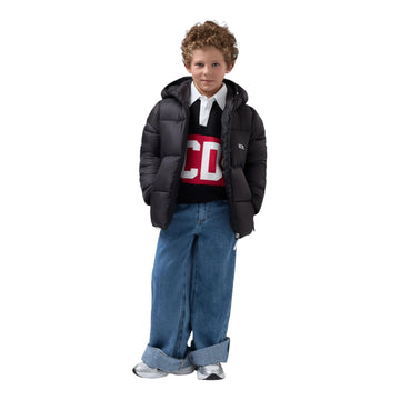 Giacca Piumino con Logo GCDS