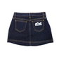 Gonna in Denim Blu Scuro GCDS