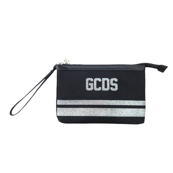 Pochette Glitter con Band Logo GCDS