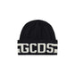 Cappello in maglia con logo GCDS