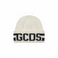 Cappello in maglia con logo GCDS