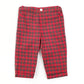 Completo neonato in tartan misto lana