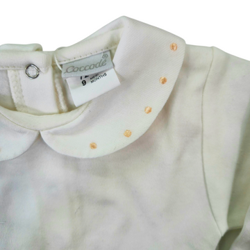 Body camicia m/lunga con ricamo rosa