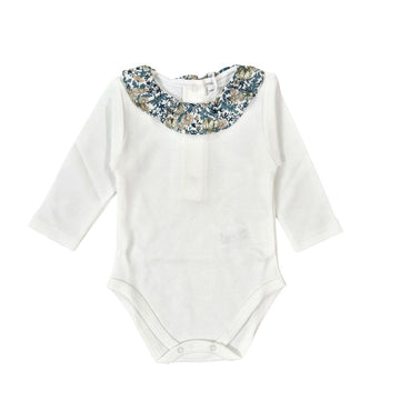 Body Camicia neonatI collo Liberty verde