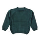 Cardigan Bambino in tricot verde