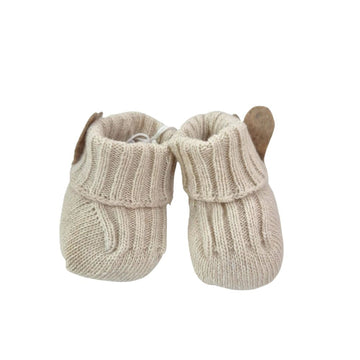 Scarpine neonati in tricot cuore