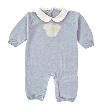 Tutina neonato cielo in tricot Teddy