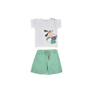 Completo Bimbo mare a righe