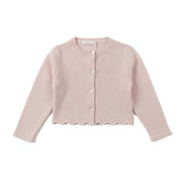 Scaldacuore Rosa in tricot smerlato