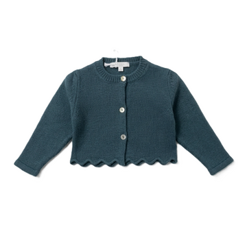 Scaldacuore Verde in tricot smerlato
