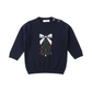 Pullover misto lana Albero con fiocco