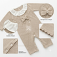 Tutina misto lana e cashmere con fiocco