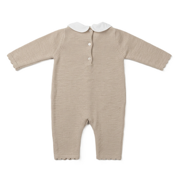 Tutina misto lana e cashmere con fiocco