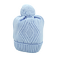 Cappellino in lana per neonato con pon pon