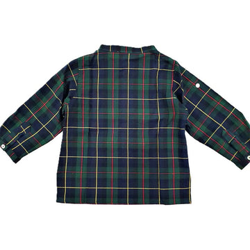 Camicia serafina bimbo in cotone scozzese