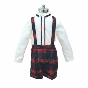 Completo bimbo in tartan Patachou