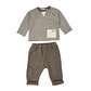 Maglia + pantalone neonato a righe