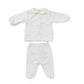 Completo neonato ciniglia stampa