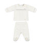Completo ciniglia neonato colletto bavetta