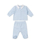Completo neonato ciniglia stampa