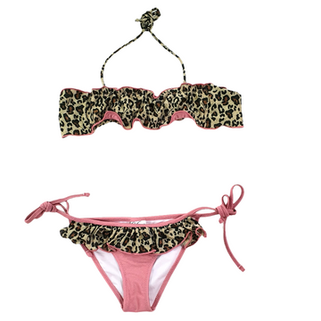 Bikini bimba fascia con balza