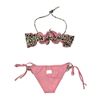 Bikini bimba fascia con balza