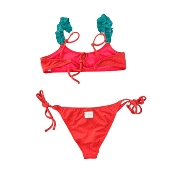 Bikini bimba a fascia con bretella