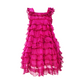 Abito Bimba Chiffon con balze e rouches
