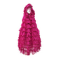Abito Bimba Chiffon con balze e rouches
