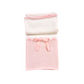 Copertina in filo cotone a righe (Rosa)
