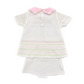 Completo Vestina neonata filo cotone roselline