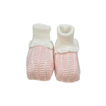 Scarpine in filo cotone neonata