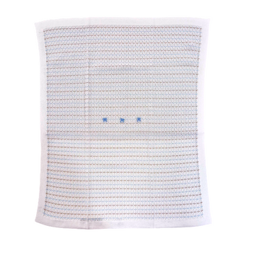 Set nascita con salopette corta ricamo fiocchetti