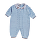 Tutina in filo cotone ricamo teddy "Fantasia"