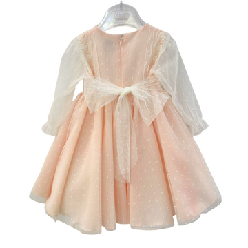 Vestina cerimonia organza e pizzo Marlù