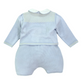 Completo neonato in filo cotone 3 pezzi