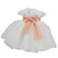 Abito neonata Battesimo punto smock