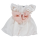 Abito Battesimo organza con fiocco all over