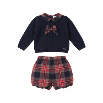 Completo Scozzese Check Bimba 2 pezzi