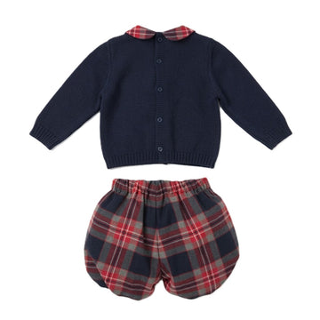 Completo Scozzese Check Bimba 2 pezzi