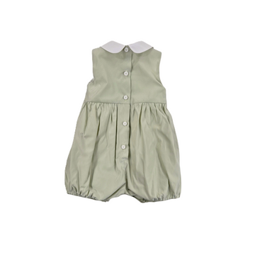 Pagliaccetto neonata con punto smock