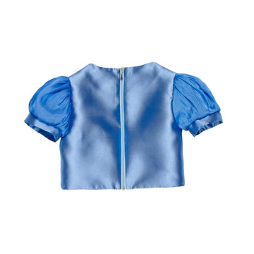 Top Bambina manica sbuffo