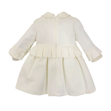 Abito neonata Battesimale con balza